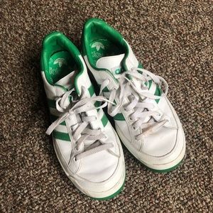 green + white Adidas “nastase” sneakers (7)